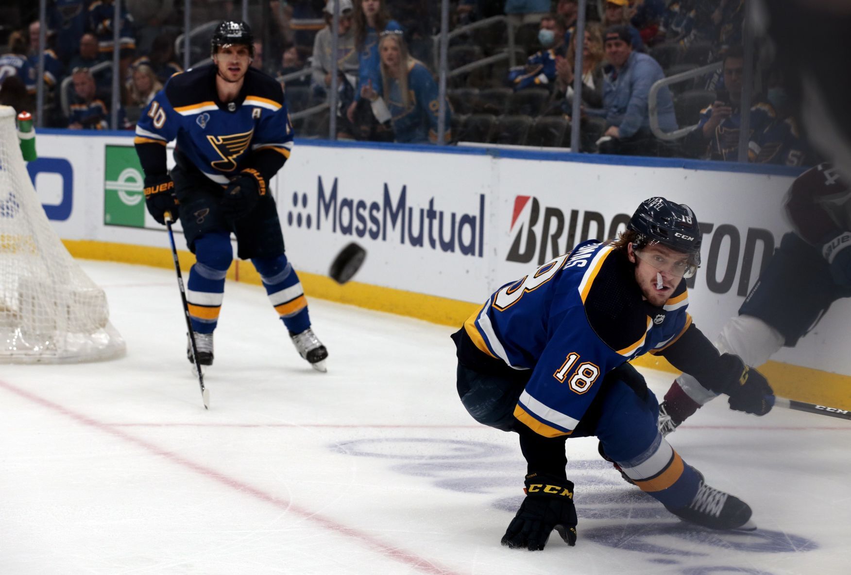 Blues swept from playoffs with 5-2 loss to Colorado